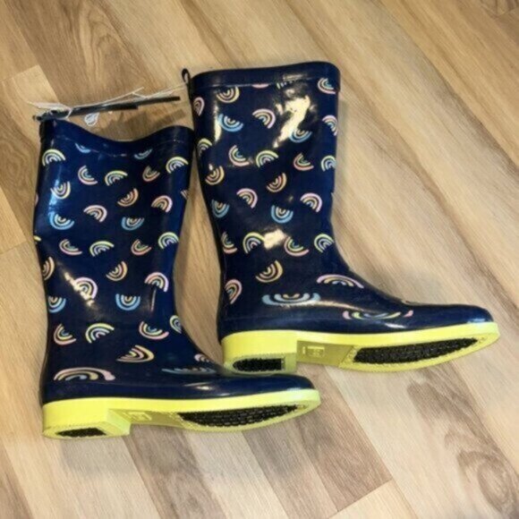 Rainbow Rain Boots - Picture 1 of 4